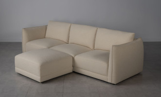 Monterey Sofa with Ottoman (Fabric W1501-20)