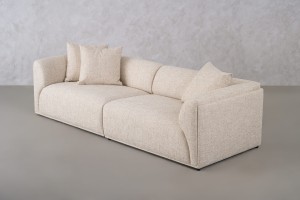 TILDA 4-Seater Sofa 262x99x68 (fabric FIELD 130)