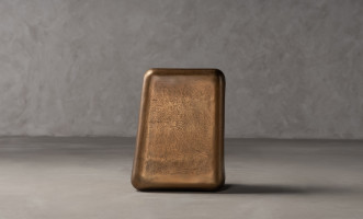 Mys Side Table Antic Brass