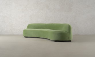 Stella Lounge Sofa Olive Velvet
