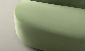 Stella Lounge Sofa Olive Velvet