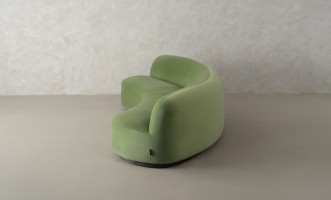 Stella Lounge Sofa Olive Velvet