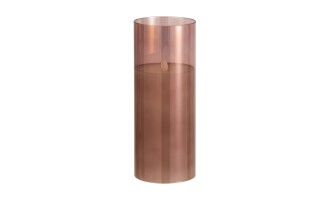 Ledlamp Shining Glass Brown L