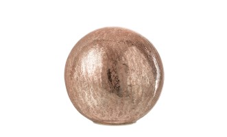 Ball LED Glass Pink Small