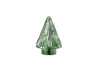 Xmas Tree LED Glass Green XS