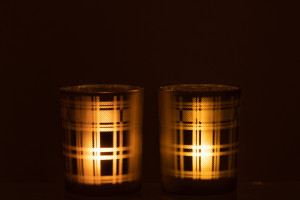 Hurricane Rectangle Glass Green M Assortment of 2