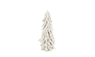 Tree Snow Driftwood White L