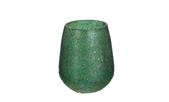 Tom Candle Holder Glass Green M