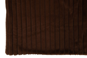 Corduroy Throw Polyester Choc