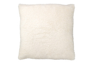 Teddy Cushion Poly White