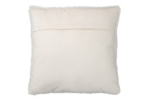 Teddy Cushion Poly White
