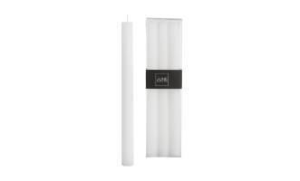 Box 6 Table Candle White