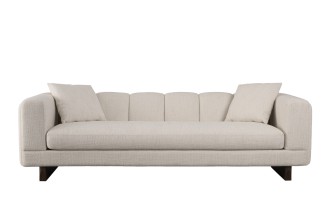 Luxe 3 Seat Sofa (Fabric FLD104)