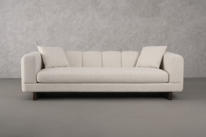 Luxe 3 Seat Sofa (Fabric FLD104)
