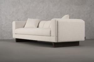 Luxe 3 Seat Sofa (Fabric FLD104)