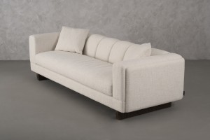 Luxe 3 Seat Sofa (Fabric FLD104)