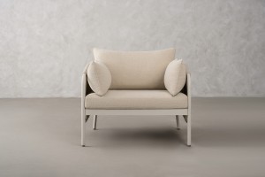 Taormina Light Outdoor Lounge Armchair Haze Sandy