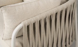 Taormina Light Outdoor Lounge Armchair Haze Sandy