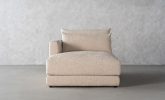 Narvik Soft Feather Canape Lounge Sofa Left Arm (a2267 col.8a)