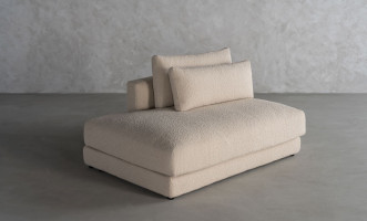 Narvik Soft Feather Ottoman Section Sofa Left Arm (a2267 col.8a)