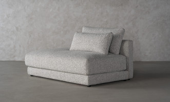 Narvik Soft Feather Ottoman Section Sofa Left Arm (g208 col.7a)