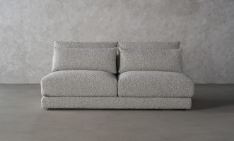 Narvik Soft Feather 2-Seater Armless Section Sofa (g208 col.7a)