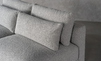 Narvik Soft Feather 2-Seater Armless Section Sofa (g208 col.7a)