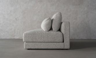Narvik Soft Feather 2-Seater Armless Section Sofa (g208 col.7a)