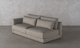 Narvik Soft Feather 2-Seater Section Sofa Left Arm (cosmic d 21543-18)