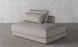 Narvik Soft Feather Ottoman Section Sofa Right Arm (cosmic d 21543-18)