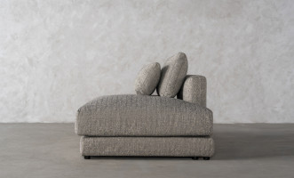 Narvik Soft Feather Ottoman Section Sofa Right Arm (cosmic d 21543-18)