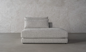 Narvik Soft Feather Ottoman Section Sofa Right Arm (g208 col.7a)