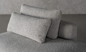 Narvik Soft Feather Ottoman Section Sofa Right Arm (g208 col.7a)