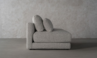 Narvik Soft Feather Ottoman Section Sofa Right Arm (g208 col.7a)
