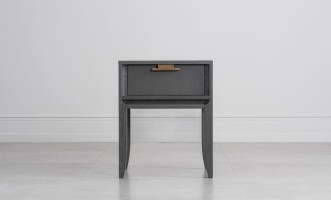 City Small Bedside Table (Color: Oak gray (veneer))