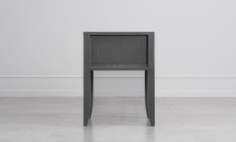 City Small Bedside Table (Color: Oak gray (veneer))