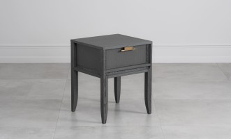 City Small Bedside Table (Color: Oak gray (veneer))