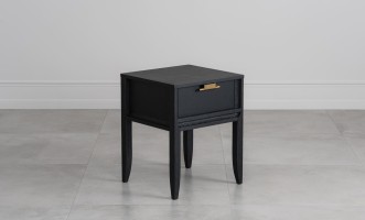 City Small Bedside Table (Color: Oak dark (veneer))