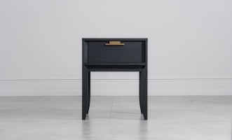 City Small Bedside Table (Color: Oak dark (veneer))