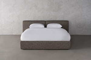 Double Bed 200x200 cm (Fabric: Stalemate col.Castle (Cat. 3))