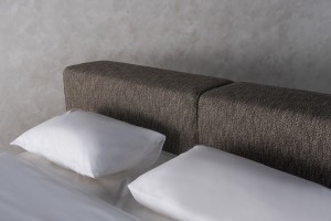 Double Bed 200x200 cm (Fabric: Stalemate col.Castle (Cat. 3))