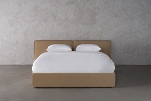 Double Bed 200x200 cm (Fabric: EASY BOUCLE col.11 CLAY (Cat. 3))