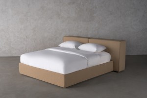 Double Bed 200x200 cm (Fabric: EASY BOUCLE col.11 CLAY (Cat. 3))