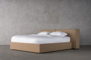 Double Bed 200x200 cm (Fabric: EASY BOUCLE col.11 CLAY (Cat. 3))