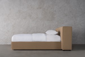 Double Bed 200x200 cm (Fabric: EASY BOUCLE col.11 CLAY (Cat. 3))