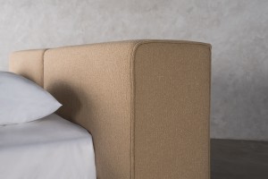 Double Bed 200x200 cm (Fabric: EASY BOUCLE col.11 CLAY (Cat. 3))