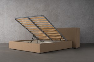 Double Bed 200x200 cm (Fabric: EASY BOUCLE col.11 CLAY (Cat. 3))