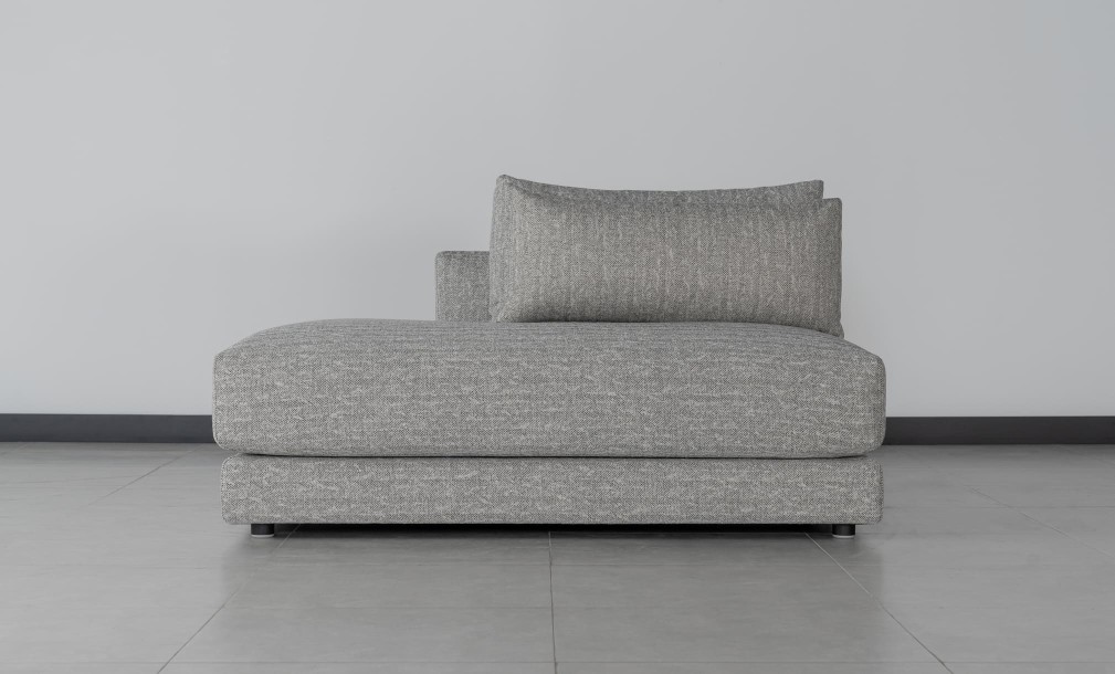 Narvik Mix Ottoman Section Sofa Left Arm (Fabric: Corso D col.18)