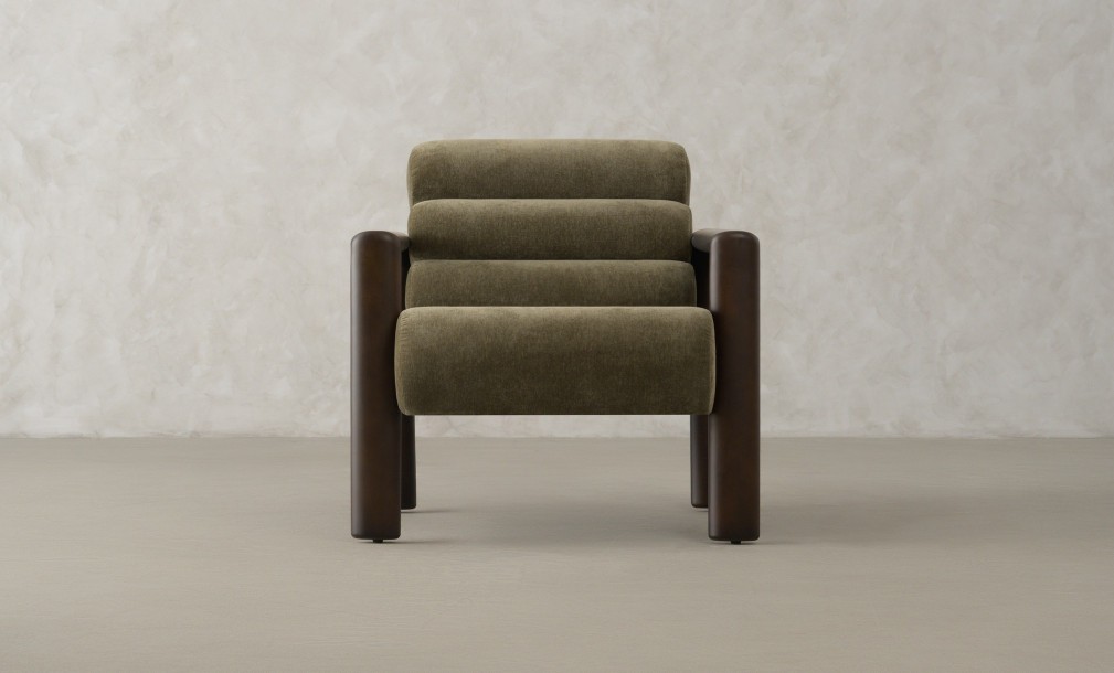 Jerome Accent Chair (fabric Moss-008 Olive)