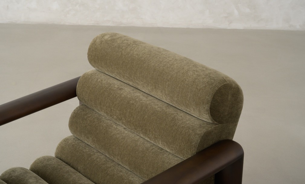Jerome Accent Chair (fabric Moss-008 Olive)